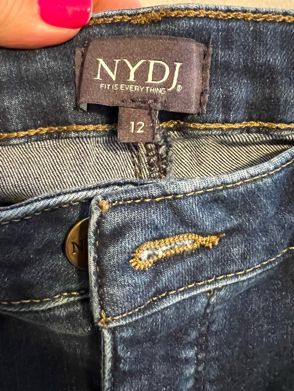 NYDJ Barbara Bootcut stretch jeans | Women’s Size 12 - Picture 4 of 6